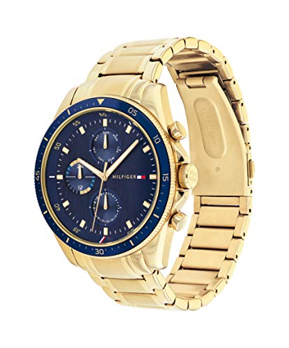Tommy Hilfiger Navy Dial Round Shaped Sport Men Watch_TH1791834W - Image 3