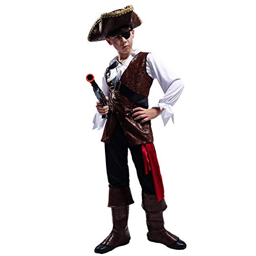 Disfraz Pirata Deluxe para Niños con Sombrero miniatura 3