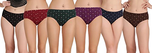 Image of Eve's Beauty Women's Multicolor Hipster Panties - Pack of 6