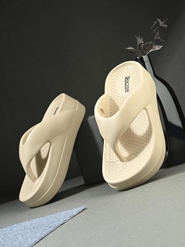 Image of DOCTOR HEALTH SUPER SOFT Women's Flip-Flops Slippers | Flip-Flops | Women's & Girl's Slippers | Comfortable & Lightweight | Soft Foot Massager | All Day Wear Flip-Flops Slipper