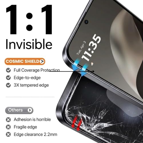 Image of Tempered Glass Screen Protector Guard for Motorola G77 Power | Anti Reflection Technology, Military Grade, Extreme Touch Response, Installation Kit