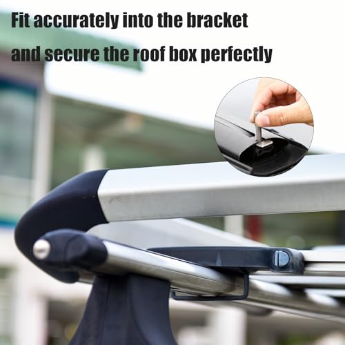 RFYTDCF 6 STK T Nut Adapter Nutensteine Dachträger, M8 Nutenstein Set Klemmschraube mit Muttern und Unterlegscheiben Edelstahl Halterung Dachbox Befestigung Zubehör Kompatibel zu T Nut Schiene