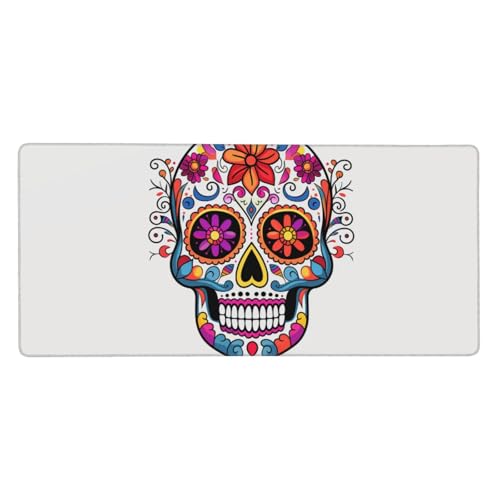 Sous-main étendu 40 x 90 cm pour ordinateur portable et bureau au design mexicain