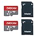 2 Pack 8GB Micro SD Card with Adapter, High-Speed Micro SD Card, UHS-I C10 A1 Memory TF Card Up to 90MB/S for martphones/Tablets/Cameras/Car Audio/Game Consoles
