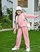 Yekaty Girls Clothes Size 6 Fashion Twist Front Shirts and Wide Leg Pants Back to School Outfits Sweatsuit Set