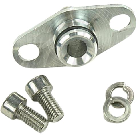 Aluminum Hardware Fuel Rail Adapter 6 AN Fittings FPR Compatible with 2003-08 Mitsubishi Evolution 8 9/1994-99 Eagle Talon/Eclipse