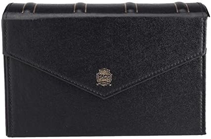 UltraZhyyne - Collection Storage Box PMG Graded Banknotes Currency Holder Paper Money Organizer Leather Case Boxes Collector Gifts [ Black ]