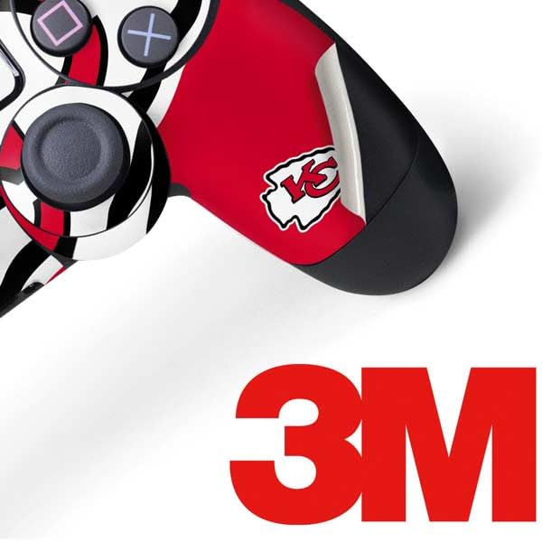 Skinit Decal Gaming Skin Compatible with PS4 Pro/Slim Controller - Officially Licensed NFL Kansas City Chiefs Large Logo Design