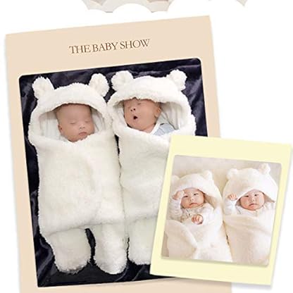 Baby Swaddle Blanket Boys Girls Cute Cotton Plush Receiving Blanket Soft Newborn Sleeping Wraps for Infant 0-6 Months - Image 8