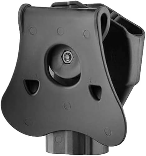 Miniatura 4 de GoldenBall x Amomax - Funda táctica para diestros Glock 19/23/32 (Negro)-para pistola, Airsoft, Paintball, Caza