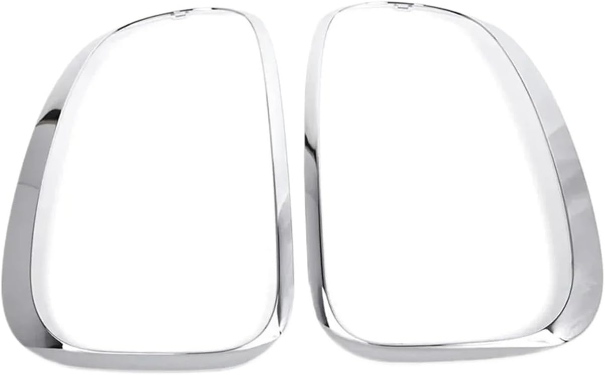 Car Black/Chrome Headlight Cover Trim Rear Tail Lights Trim Cover Compatible For BMW Mini R60 2011-2016 Headlight Ring Trim(Black 1set)