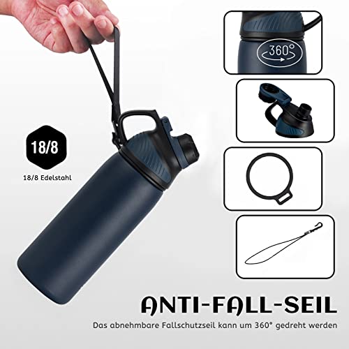 Fjbottle Botella Agua Acero Inoxidable 1L Térmica con Tapa Magnética - Imagen 4