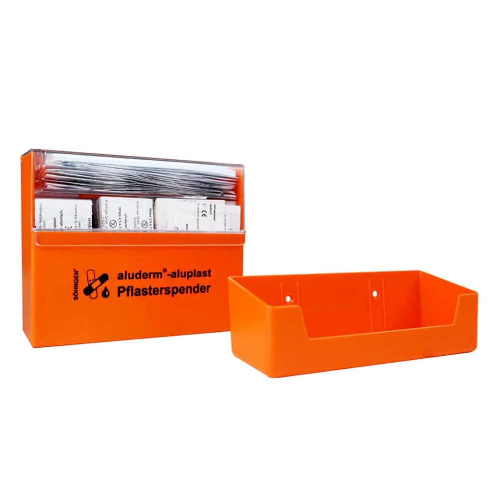 aluderm-aluplast by Söhngen BIGPACK 15 x SÖHNGEN aluderm Pflasterspender, gefüllt, mit Wandhalterung aus Kunststoff, Art.-Nr. 1009910