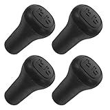 BAZEITFLOW 4 Stück Teiliges Kunststoff Gabelstapler Ersatzgriff Hebelknauf Robustes Verschleißfestes Zubehör für Hebelsteuerung und Langlebige Wartung
