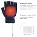 OhhGo - Guantes calefactables con USB, guantes de punto para invierno, medio...