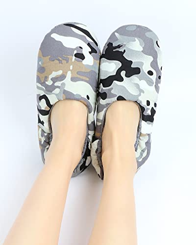 Image of Panda Bros Women's Ballerina House Slippers,Anti-Skid Comfy Warm Ballet Style Slippers