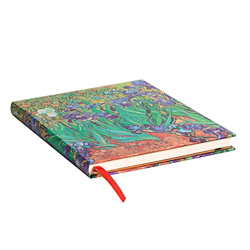 Paperblanks 18 Month Diaries 2023-2024 Van Gogh’s Irises, Green - Image 3