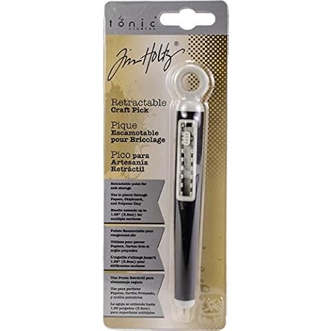 Tonic Studios Tim Holtz 372 Retractable Craft Pick, Red Cover