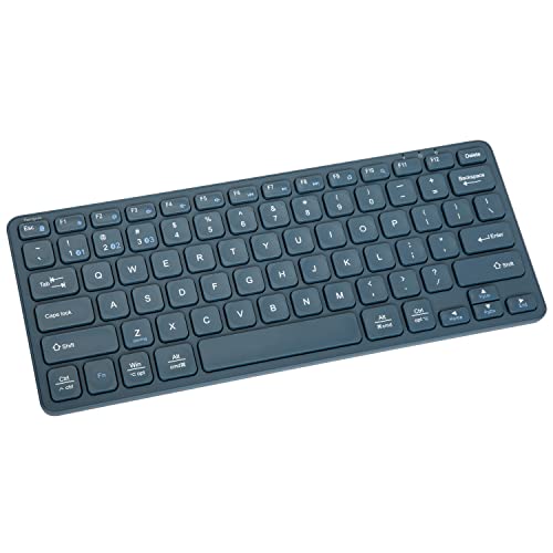 Image of Targus Compact Multi-Device Bluetooth Keyboard for PC /Mac, Wireless Keyboard for Laptop /Phone, Portable Keyboard, Windows /macOS Compatible Small Travel Keyboard, Blue (PKB86202US)