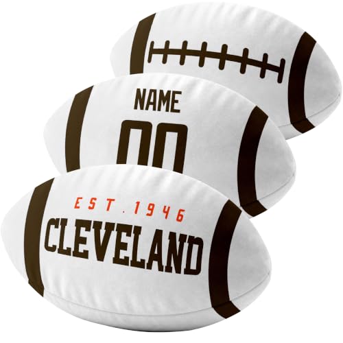 Image of ANTKING Cleveland Throw Pillow 2 Packs Custom Name Number Gifts