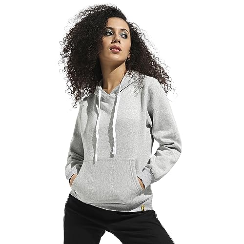 Image of PINACOLADA Women's Pullover Hoodie with Kangaroo Pockets for Casual Wear | Hooded Neck | Long Sleeve | Drawstring Closure | Cotton Sweatshirt Crafted with Comfort Fit for Everyday Wear