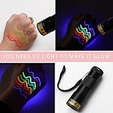 BOBISUKA 8 Colors UV Neon Liquid Eyeliner Set, Matte Colored Eyeliners Pen, Colorful Waterproof Smudge-proof Pigmented Graphic Liners, Delineadores de Colores Para Ojos Eye Makeup Gift Kit - Image 5