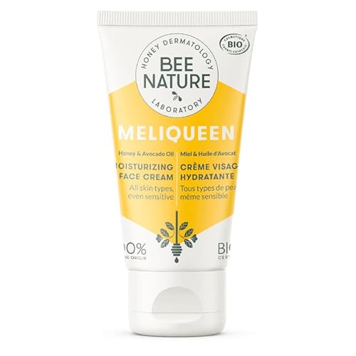 Bee Nature Crème Visage Miel Bio Hydratante Réparatrice Protectrice Meliqueen,50ml Cover