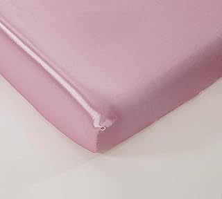 California Drapes Soft & Silky Satin Crib Fitted Sheet, Great for Babies