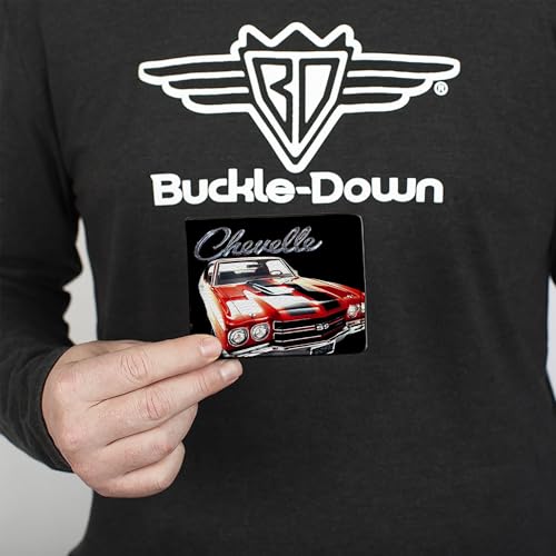 Buckle-Down Bifold Wallet Chevelle,4.0" x 3.5"3