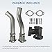 JDMSPEED New Turbo Diesel With Hardware Bellowed Up Pipe Kit Replacement For Ford F250 F350 F450 F550 Super Duty 7.3L 1999-2003 Replace F4TZ6K854F F4TZ6K854C F81Z6K854EA 679-005