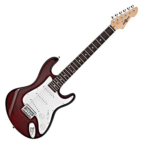 Guitare Électrique LA 3/4 + Pack Ampli Wine Red - Les Beatles, Paul McCartney, John Lennon, RIngo Starr, George Harrison Guitare Électrique LA 3/4 + Pack Ampli Wine Red – Image 5