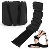 アンクルウェイト、リストウェイト2個重量約1kg 、防水調整可能おもり 筋トレ、 シリコ 足首 腕 手首リストバンド重り 面ファスナー付き、男性 女性対応 ヨガ ピラティス ウォーキング 、ランニング、ダンス 、エアロビクス (ブラック（4ポンド）)