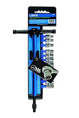 Cliquet Alldrive Laser 6902 en T pour débloquer les vis difficiles 1/4