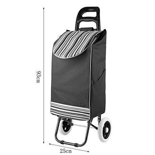 Carretilla plegable multiusos de aluminio con cuatro ruedas miniatura 2