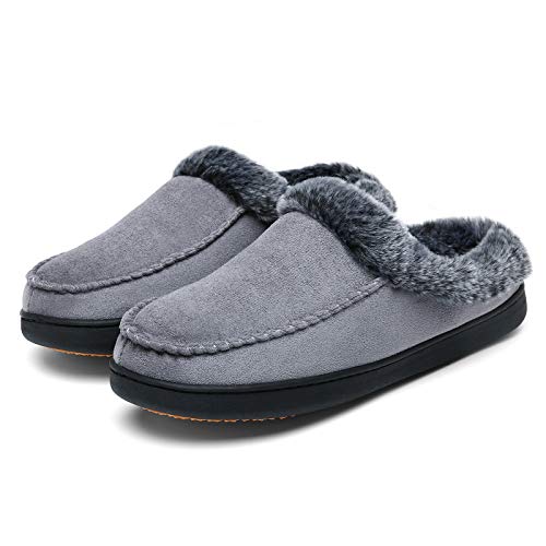 Mishansha Memory Foam Moccasin Slippers