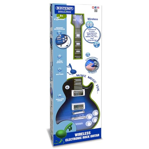 Guitarra electrónica Bontempi para crear música sin cables en el dormitorio 4