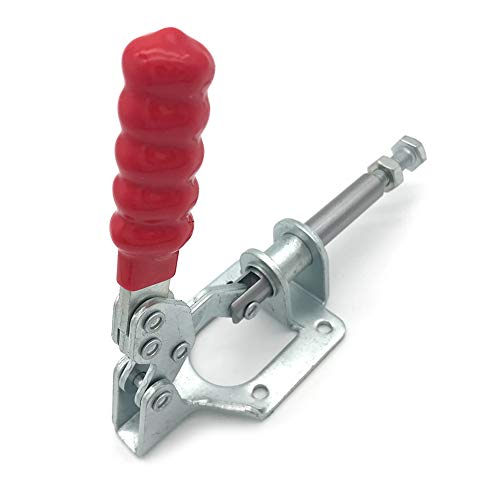 Image of 302F Push Pull Toggle Clamp Latch Anti-slip 2 Pack Hand Tool 300Lbs Holding Capacity Quick Release Heavy Duty Hand Tool for Wood Working (302F-2 Pack)