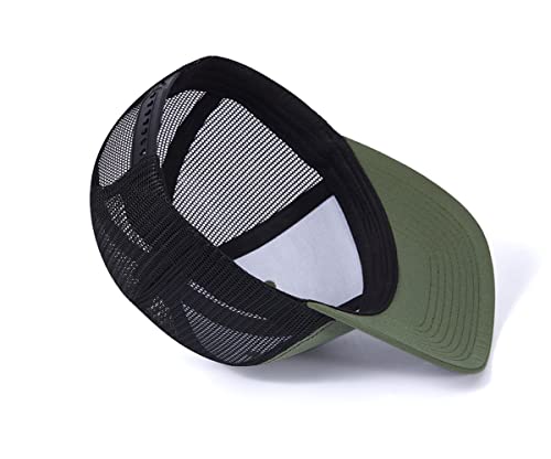 Image of Quanhaigou Trucker Hat - Mesh Snap Back - Unisex Adjustable Baseball Cap - Outdoor Hats for Men Women