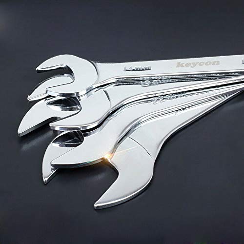 SENRISE Open Ended Spanner 2PCS 3mm Ultra Thin Double End Spanner Metric for Repairing in Very Narrow Spaces (11x13mm) - Image 4