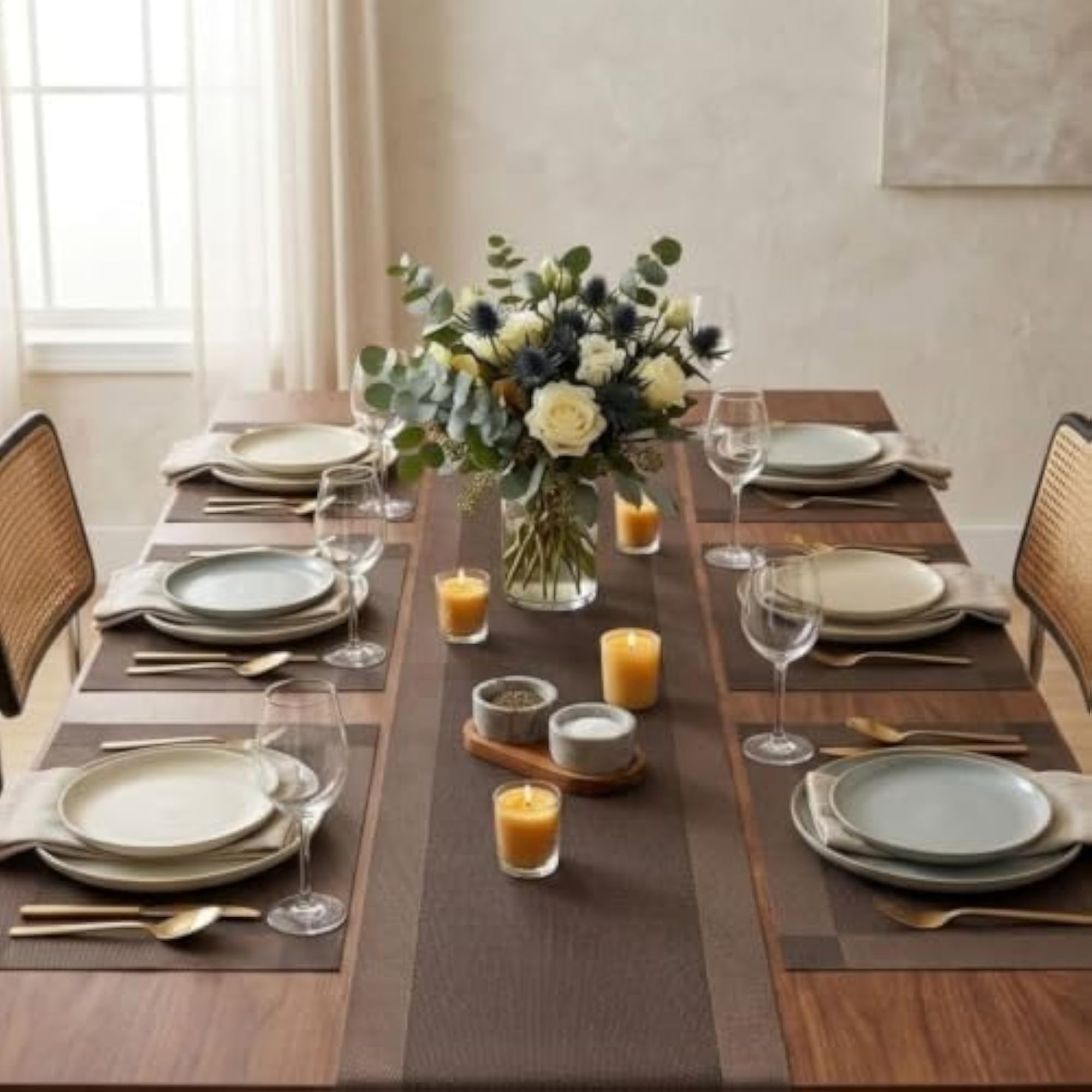 Placemats with Table Runner Sets
