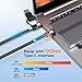 MAIWO Dual Bay M.2 NVMe SSD Enclosure, USB3.1 GEN2 10Gbps with UASP Trim, Up to 16TB, Tool Free PCIe NVMe SSD Enclosure for 2230/2242/2260/2280mm M Key B+M Key