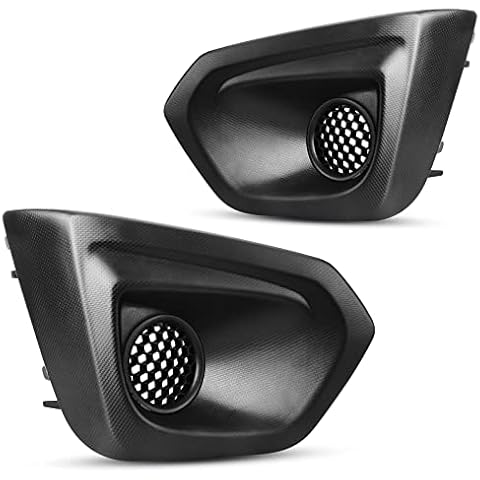 AUTOSAVER88 Fog Light Cover Front Bumper Compatible with 12 13 14 2012 2013 2014 Subaru Impreza , Pair Matte Black Foglight Covers W/Insert Grille Replacement , Right & Left Fog Lamp Bezel Cover