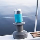 Winch Caddy Can Holder for Sailing Winches and Scotty Fishing Rod Mounts (Light Blue)