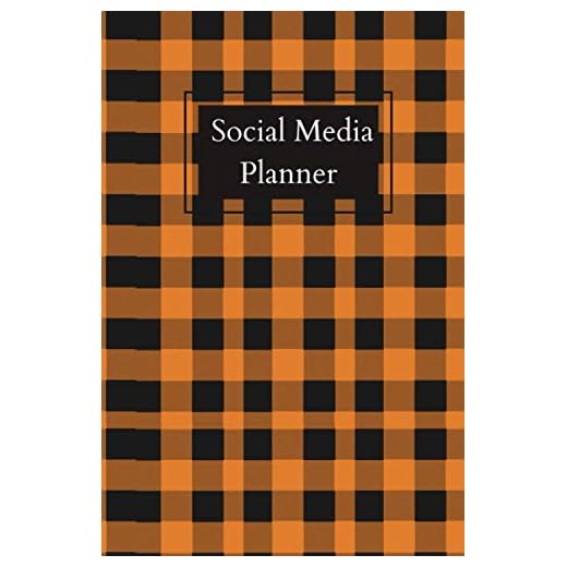 Compact Social Media Planner Book