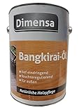 Dimensa Bangkirai-Öl für außen Natürliche Holzpflege Seidenglänzend 0,75 Liter