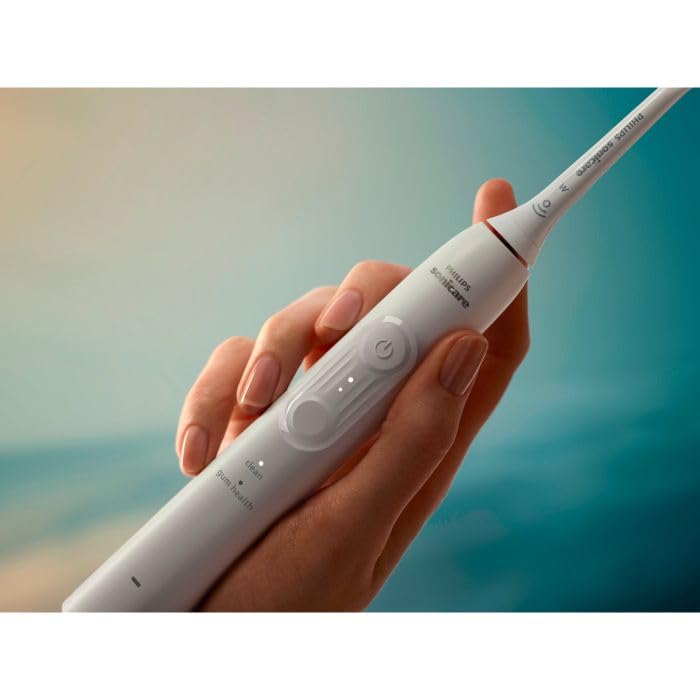 Philips Brosse à dents électrique Series 4100 HX4042/41, 31000 mouvements/min, capteur de pression, minuterie, 2 modes, 2 têtes, blanc