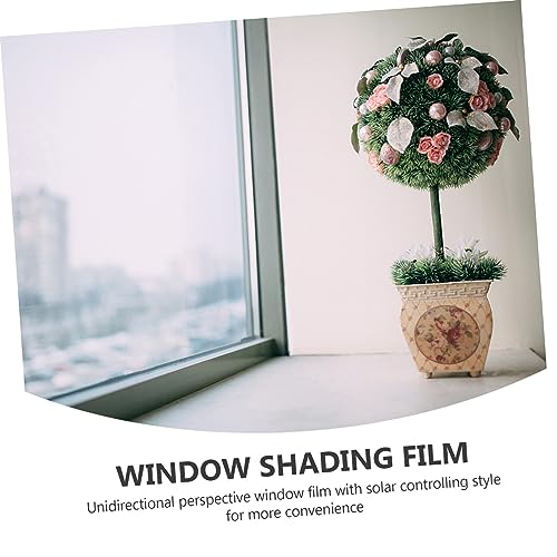 Película decorativa para ventana blanca de PVC 100x45 cm miniatura 7