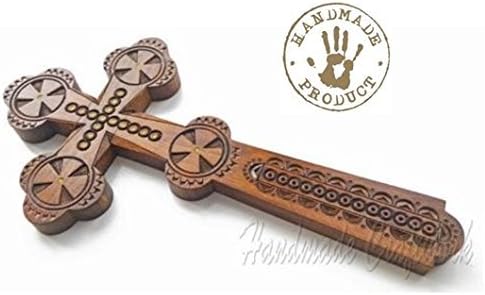 Exclusive Hand Carved Wooden Wall Cross. Wall Hanging Decor. Wall Decorative Cross. Home Accessories. Gift Souvenir