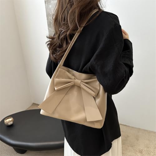 Shoulder Bags Solid Color Underarm Bags PU Sling Bag Spacious Cute for Women Travel Shopping Daily Work3