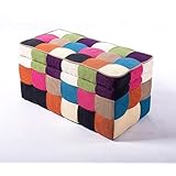 TOURSE収納ベンチ カラフルボックス 収納スツール ベンチ オットマン 収納ボックス 耐荷重120kg (2人掛け) ※北海道・沖縄・離島を除く